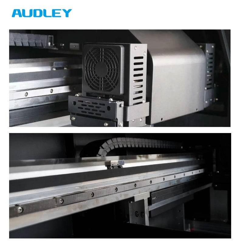 Audley 6042 UV printer component and rail details